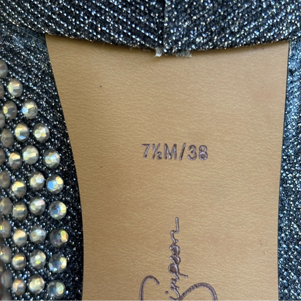 Jessica Simpson Vianne Pointed Toe Rhinestone Fashion Boot Size 7.5 - Picture 10 of 10